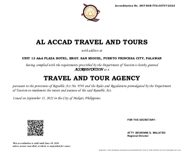 Al Accad Travel and Tours Office Facade